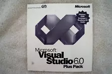Microsoft Visual Studio 6 6.0 Plus Pack 4 CD's