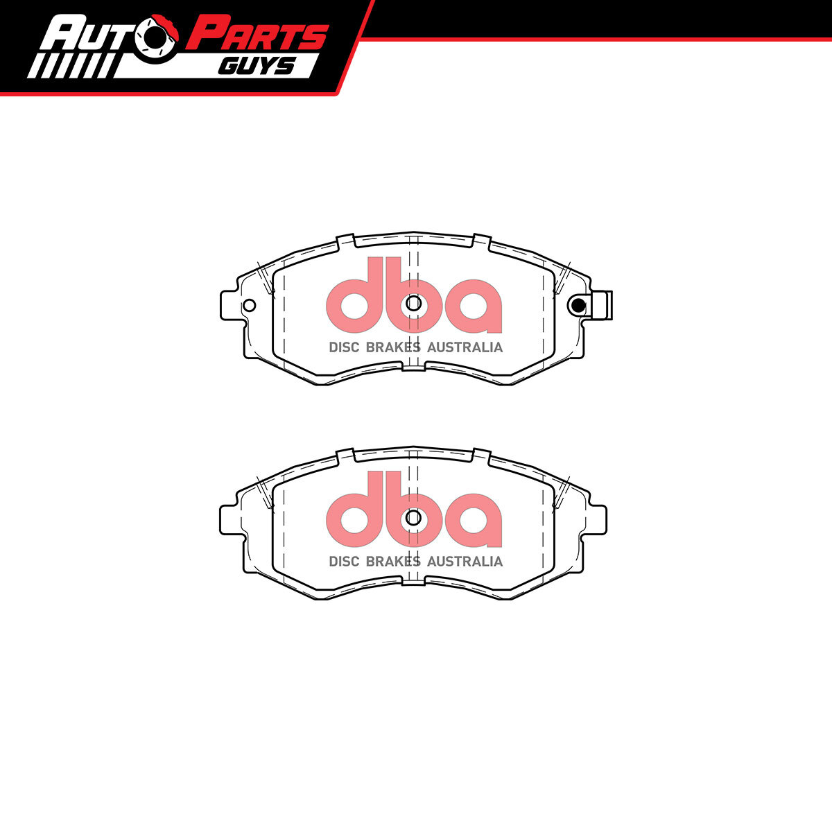 DBA Front Street Series Front Brake Pads | Pontiac GTO (04) (DB1331SS) main image 1