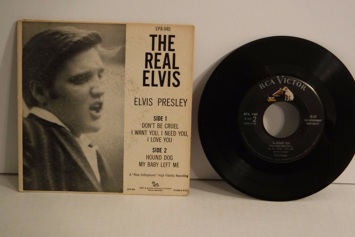 エルヴィス・プレスリー レコード Elvis Presley, The Real Elvis 1956 RCA Victor EPA-940 Rock EP | eBay