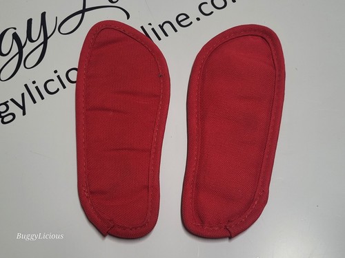 Baby jogger city select seat harness strap chest pads Red fits others - Picture 2 of 4