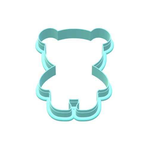 Teddy Bear Cookie Cutters with Name Placard option - Picture 5 of 6