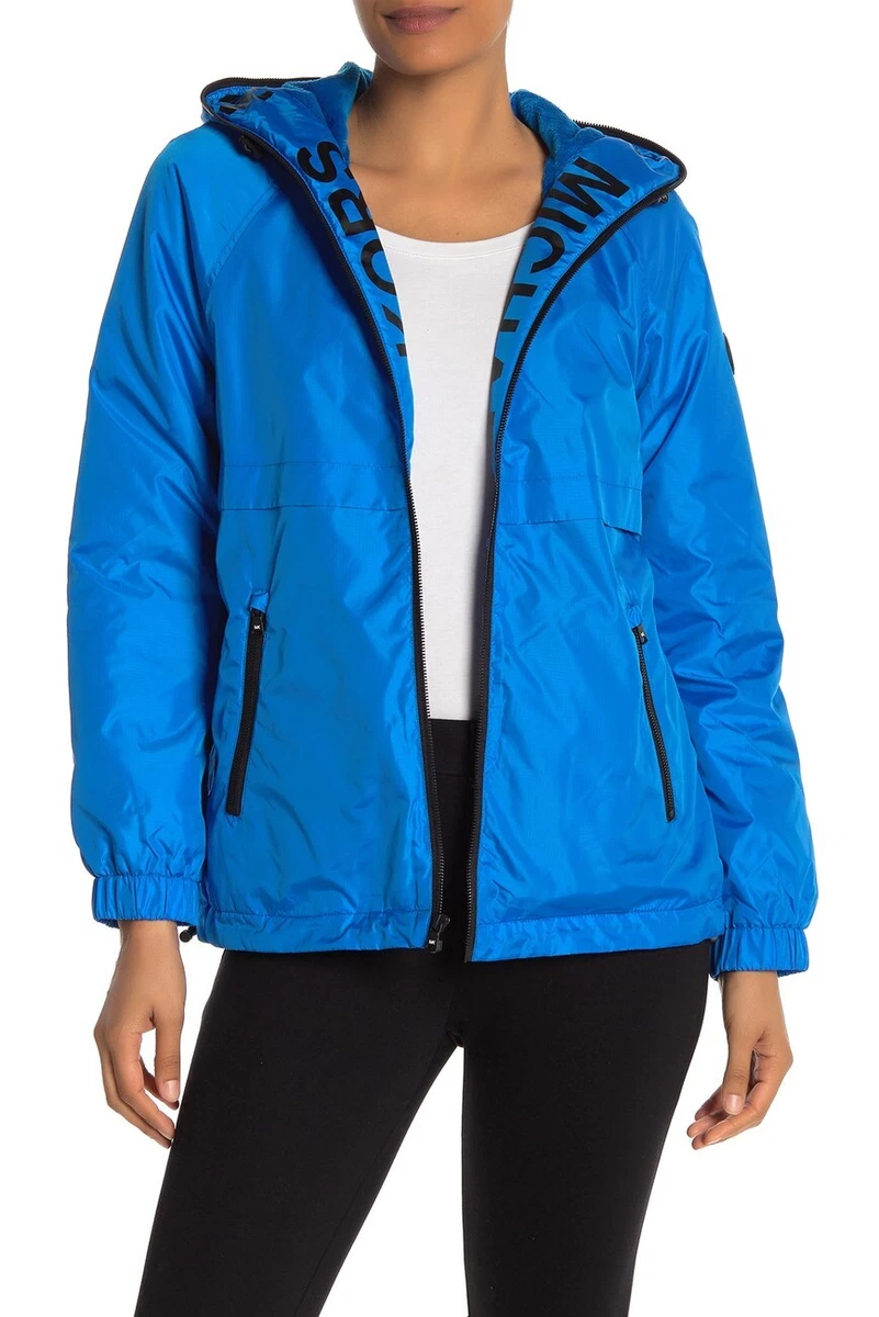 Michael kors plush lined windbreaker jacket deals