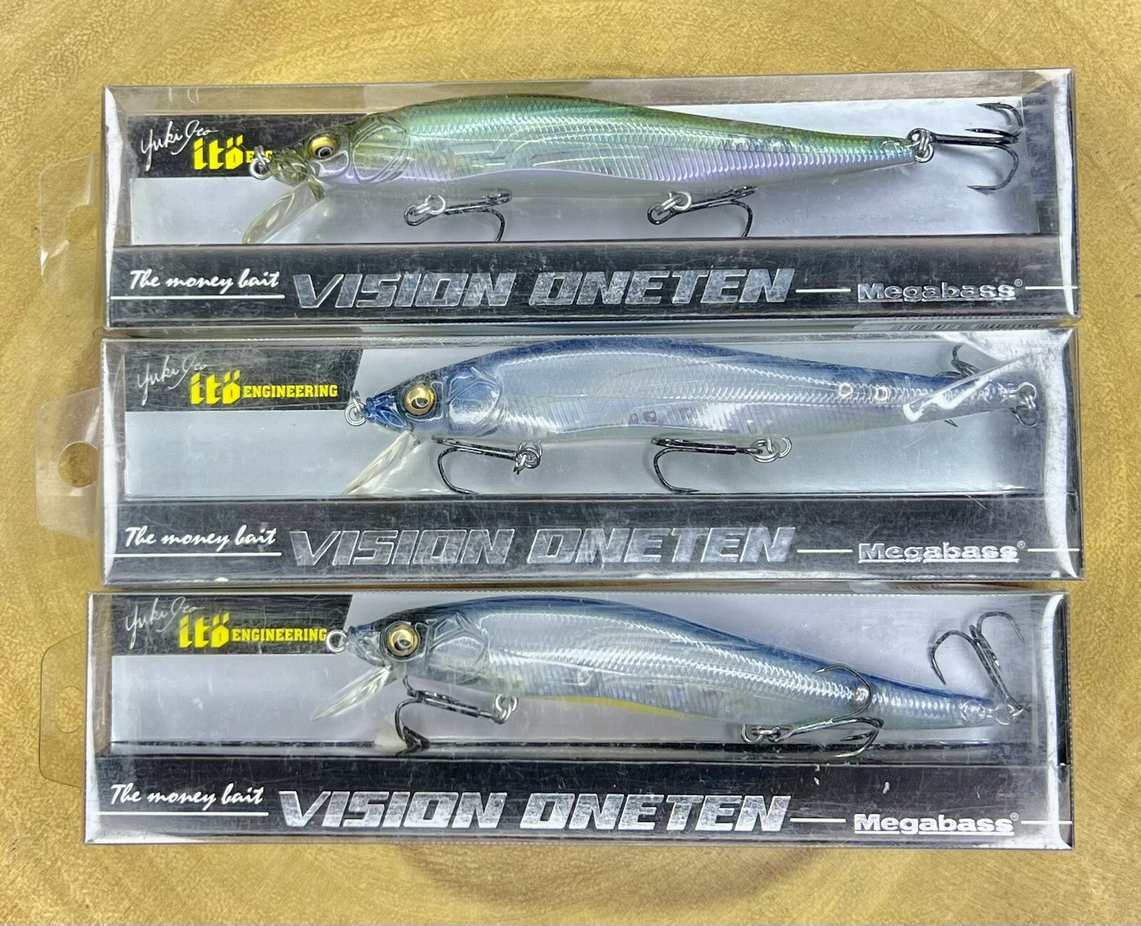 Megabass (Lot Of 3) Ito Vision OneTen Suspending Jerkbaits, Bass, Free Shipping! - Image 5