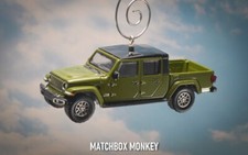 2021 Green Jeep Gladiator Pickup Truck SUV Custom Christmas Tree Ornament Adorno