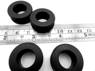 FASTENER DEPOT 3/4" Hole Fit Rubber Grommet Bushing For 3/16" To 5/32" Thick Panel, Has 1/2" ID