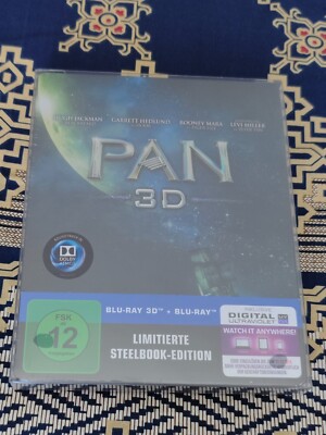 Pan - 3D Blu-ray Steelbook - NEU & OVP | Hugh Jackman, Rooney Mara, Levi Miller