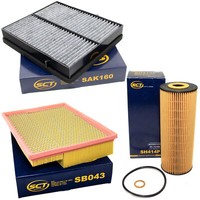 Inspektionspaket Filterset SCT FüR Mercedes Benz M-Klasse ML 230 W163 110 150 PS
