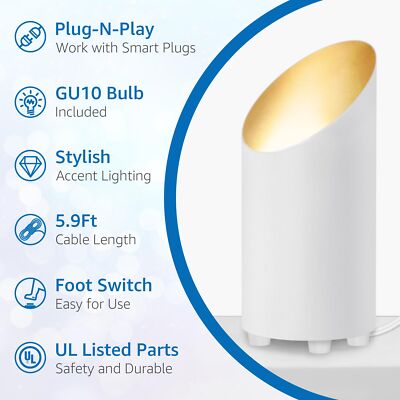 Duoled Modern Floor Lamp For Living Room, Mid Century Standing Tree Lamps With Orange Glass