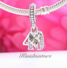 Authentic Pandora Pendant 40 Years of Love Charm 791288CZ