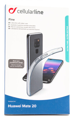 Cellularline Fine Huawei Mate 20 Schutz Hülle Handy Tasche Cover Back Case 643