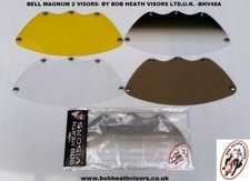 BELL MAGNUM 2 VISOR, FITS VINTAGE BELL MAGNUM  HELMET,BOB HEATH VISORS,BHV48A