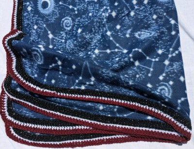Galaxy Milky Way Handmade Fleece Throw Sofa Camping Carseat Stroller FREE SHPPNG