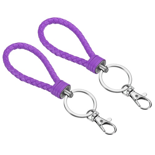 PATIKIL Wrist Lanyard For Keys | 4-Pack Silver Wristlet Strap, Keychain Holder For Bag & Outdoor
