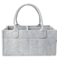 Diaper Caddy, Gray Storage Unit ,Baby storage