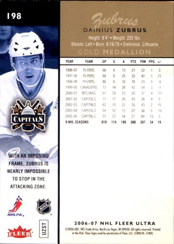 2006-07 Fleer Ultra NHL Hockey SPs RCs Inserts Stars VOUS CHOISISSEZ 🥅🏒 Upper Deck - Photo 207 sur 249