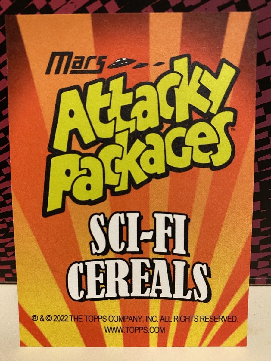 WACKY PACKAGES MARS ATTACKS ATTACKY PACKAGES SERIES 6 “MARTIAN