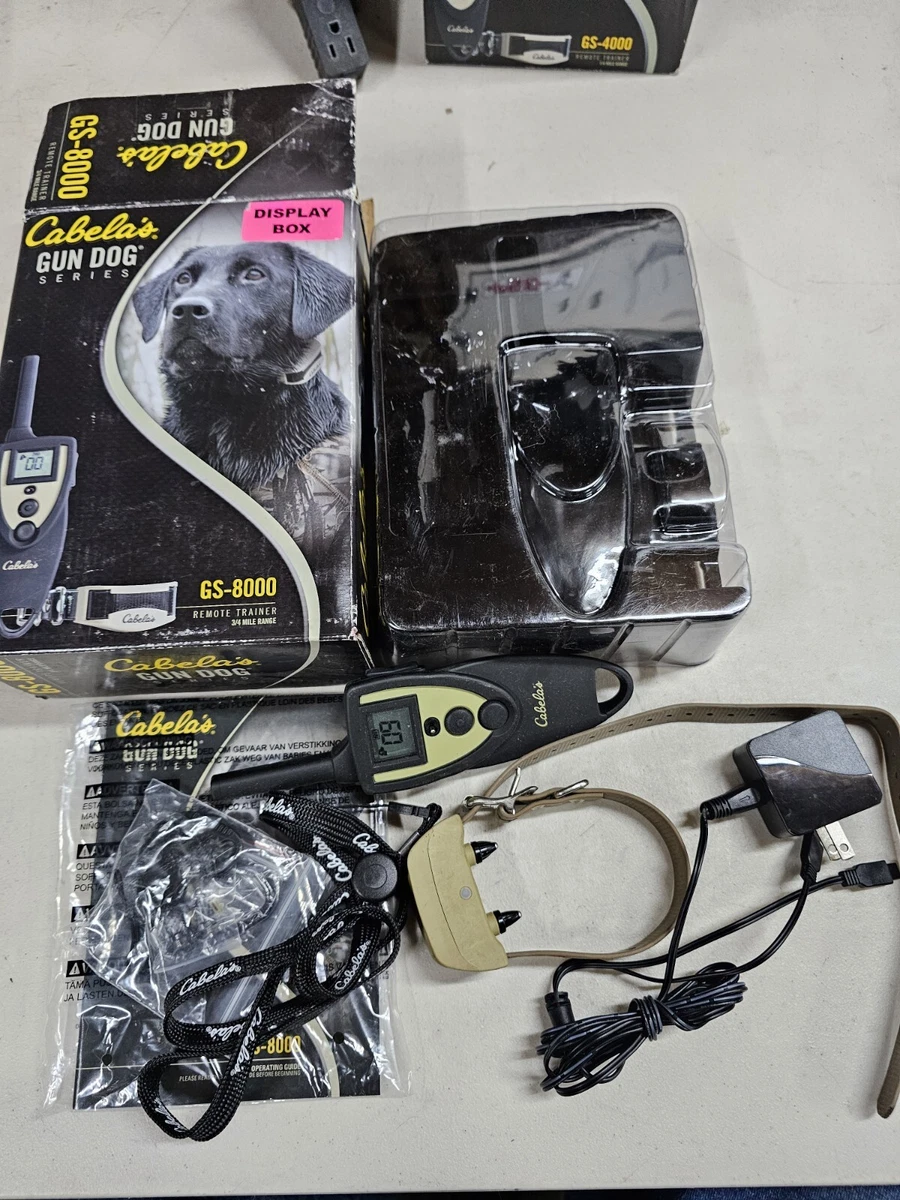4 Cabela s Gun Dog GS 8000 Remote Trainer Collar 3 4 Mile