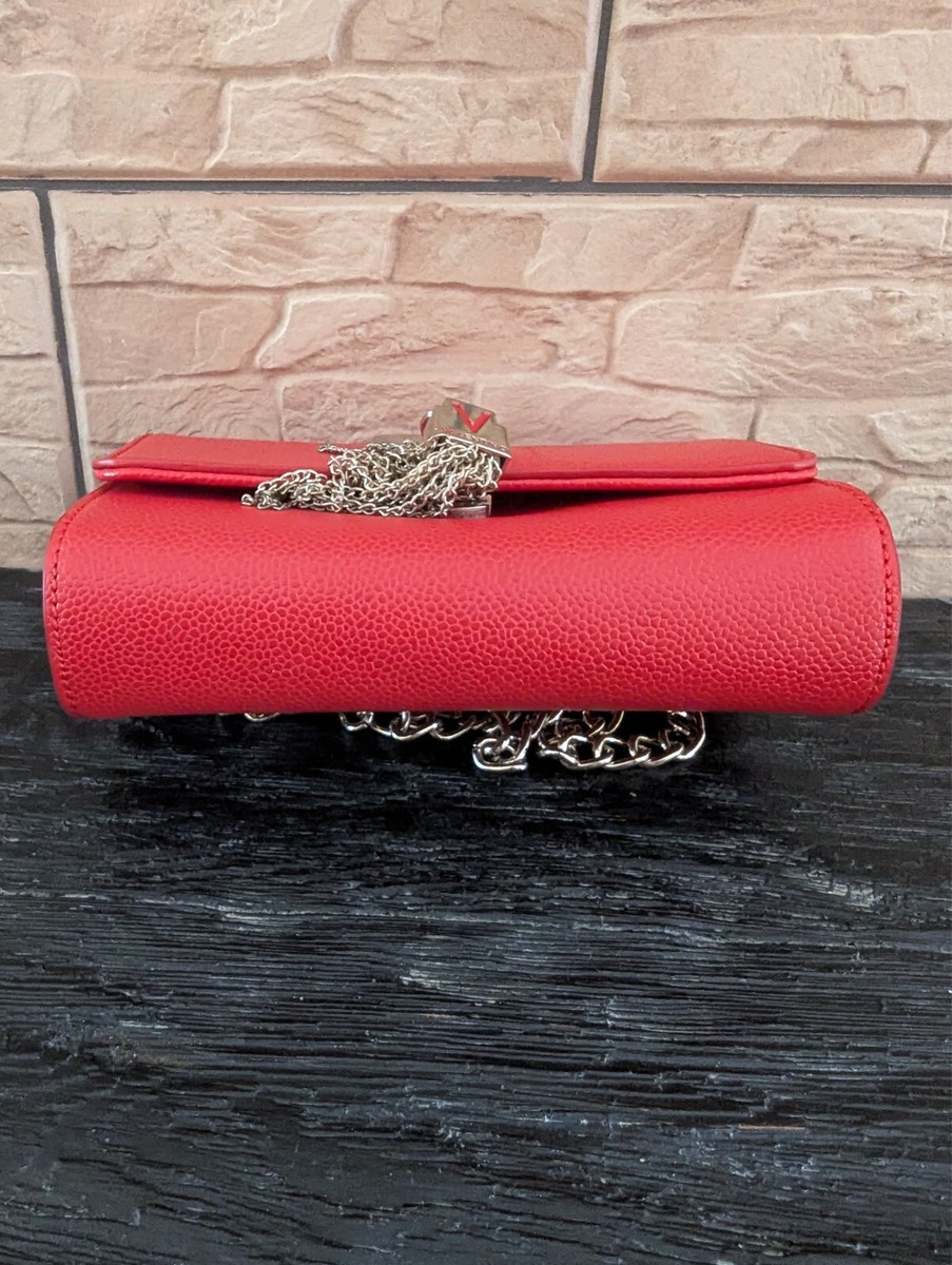 【Valentino】◆大人気◆Divina Sa ショルダーバッグ◆RED◆ Valentino Divina small Red Shoulder Bag with chain strap | eBay