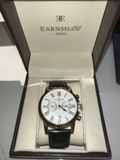 Thomas Earnshaw Quartz Watch WB120587 Boxed Leather Strap
