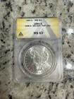 1884 Morgan Silver Dollar ANACS MS 63 VAM 4 Top 100
