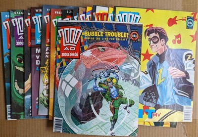 2000 AD # 791-806 UK Mags 1992 JUDGE DREDD ZENITH - SUPER HIGH GRADE Konvolut