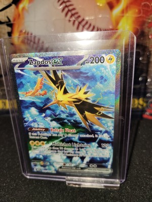 Zapdos ex 202/165 Sv: Scarlet & Violet 151 Holo Pokemon | eBay