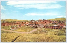 Vintage Cripple Creek Colorado Mining Town Postcard by Sanborn Souvenir