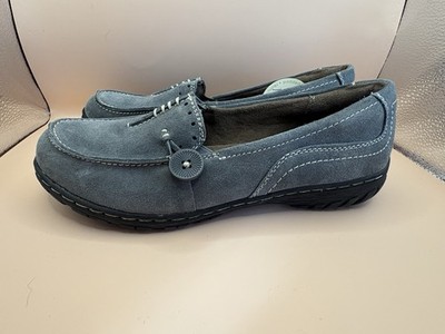 Natural Soul by Naturalizer Rhett slip-on Loafers Blue/Gray Size 6.5