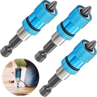 Trockenbau Bit Set 3StüCk Magnetisch 1/4 Zoll Schnellwechsel Bithalter FüR