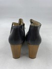 Yves Saint Laurent Grey Leather Block Heels W 7 — photo 4
