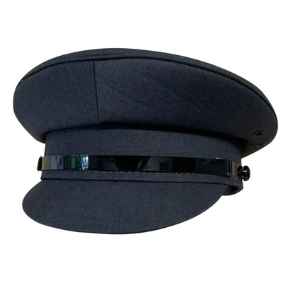 Hellgraue Schirmmütze im Chauffeurstil, Größe 58 cm, Medium