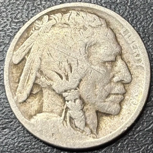 1913 Type 1 T1 Buffalo Nickel • VG Very Good to Good • Philadelphia Mint 5C Coin