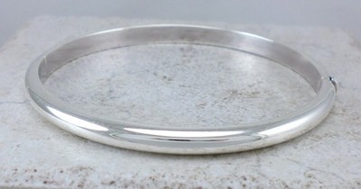 HOCHGLANZPOLIERTER .925 STERLINGSILBER DAMEN ARMREIF ARMBAND Style# br402