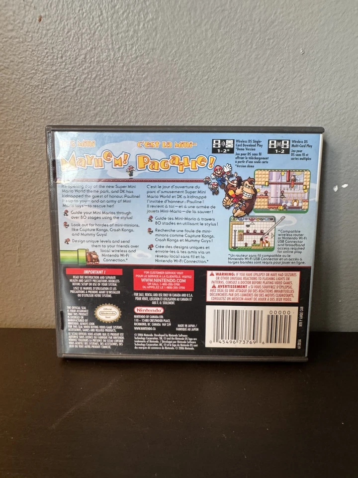 Mario vs. Donkey Kong 2 - March of the Minis Complete CIB (Nintendo DS) - Image 2 of 4