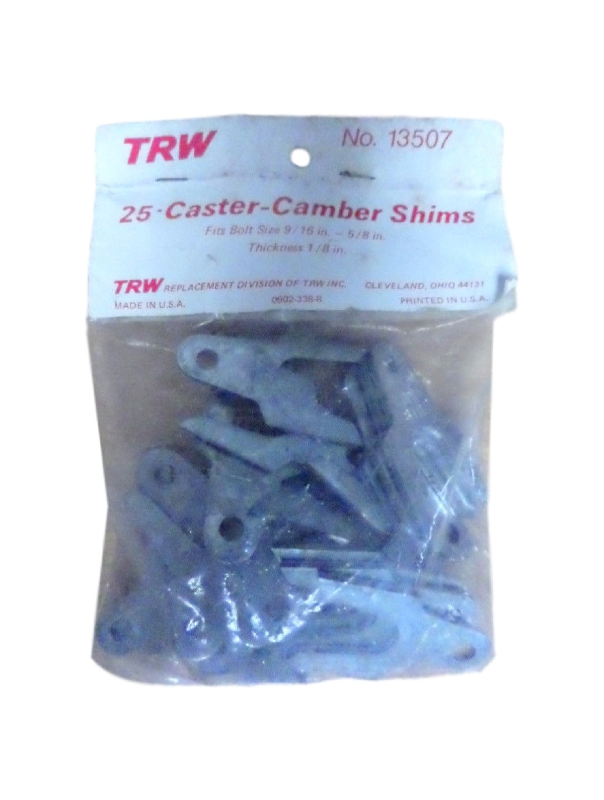 TRW Cam Shim Spacers 25 PCS 13505 Steering Alignment Shims 1/32"" for 9/16-5/8