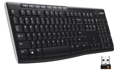 Logitech K270 Wireless Keyboard for Windows, Full Size