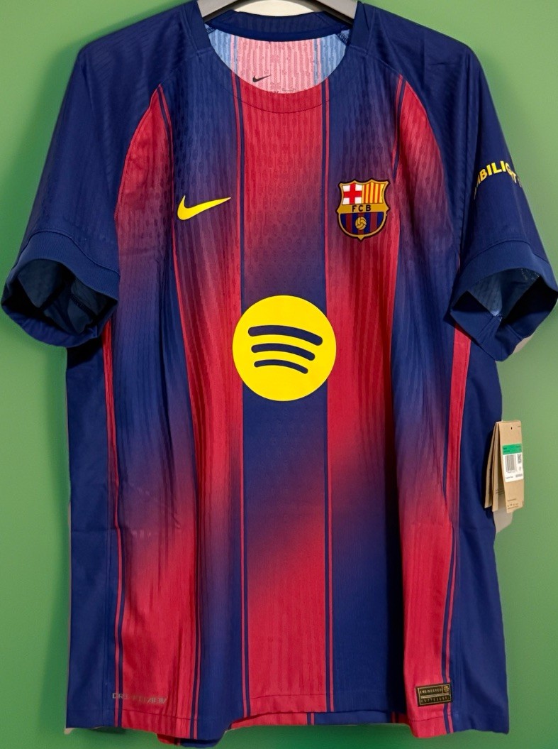 Authentic Nike x FC BARCELONA 25/26 Player Version Home Adult Men