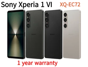 Sony Xperia 1 VI 5G XQ-EC72 256GB 512GB 5G Unlocked Global Smartphone New Sealed