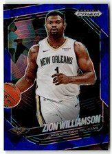 2024-25 Panini Prizm Black NBA No. 136 Zion Williamson Blue Ice Prizm 109/125