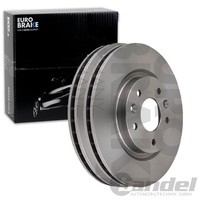 2X Eurobrake Bremsscheiben 296Mm BelÜFtet Vorne Passend FÜR Nissan Leaf Qashqai