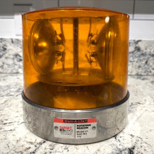 Target Tech Warn-a-lite Rotating Beacon Light Model 21 Amber 2 Light 12v Parts