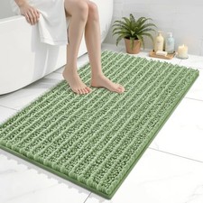 Luxury Bathroom Rugs 36x24, Extra Soft Thick 36" x 24" Rectangular Sage Green