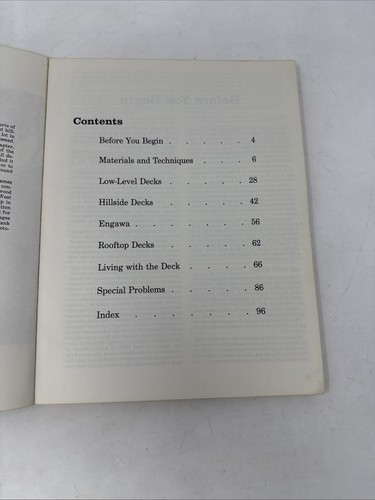 Sunset Books How to Build Decks for Outdoor Living Mid Century Engawa MCM 1964 - Picture 4 of 13