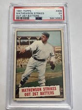 Christy Mathewson Cards and Autograph Guide 51