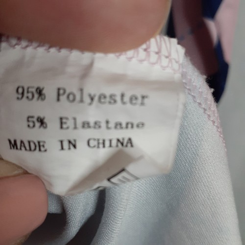 Polo de golf de manga larga pequeño para mujer rosa y azul - Imagen 7 de 9