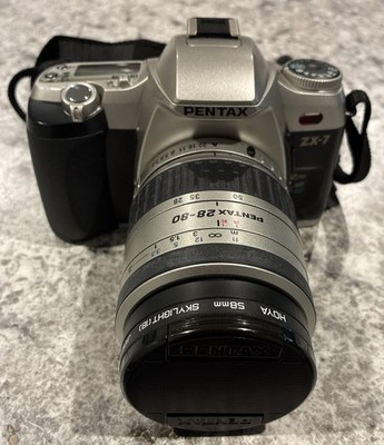 Pentax ZX-7 Camera Body 35mm Film Camera W/ 28-80mm lens New Battery & Bag