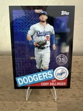 2020 Topps Update Silver Pack 1985 Cody Bellinger #CPC-11 Dodgers BLACK /199