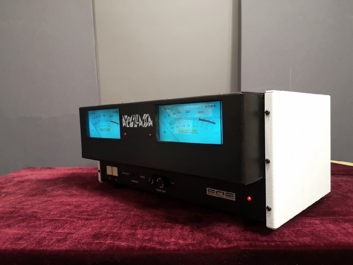 ◆大感謝祭!! GAS AMPZILLA 2A アンプ m0a3853 GAS Ampzilla IIA 2A Stereo Power Amplifier Blue Eyes Serviced