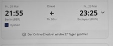 Flugticket Champions League Finale 2026 Budap...