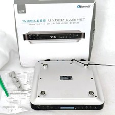 iLive Wireless Under Cabinet Bluetooth CD Radio Music System NO REMOTE IKBC384S